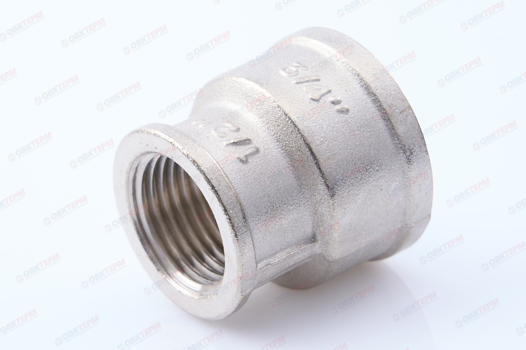 Муфта       3/4" * 1/2"  никель   Valtec   (120ящ/10шт) - Изображение №1