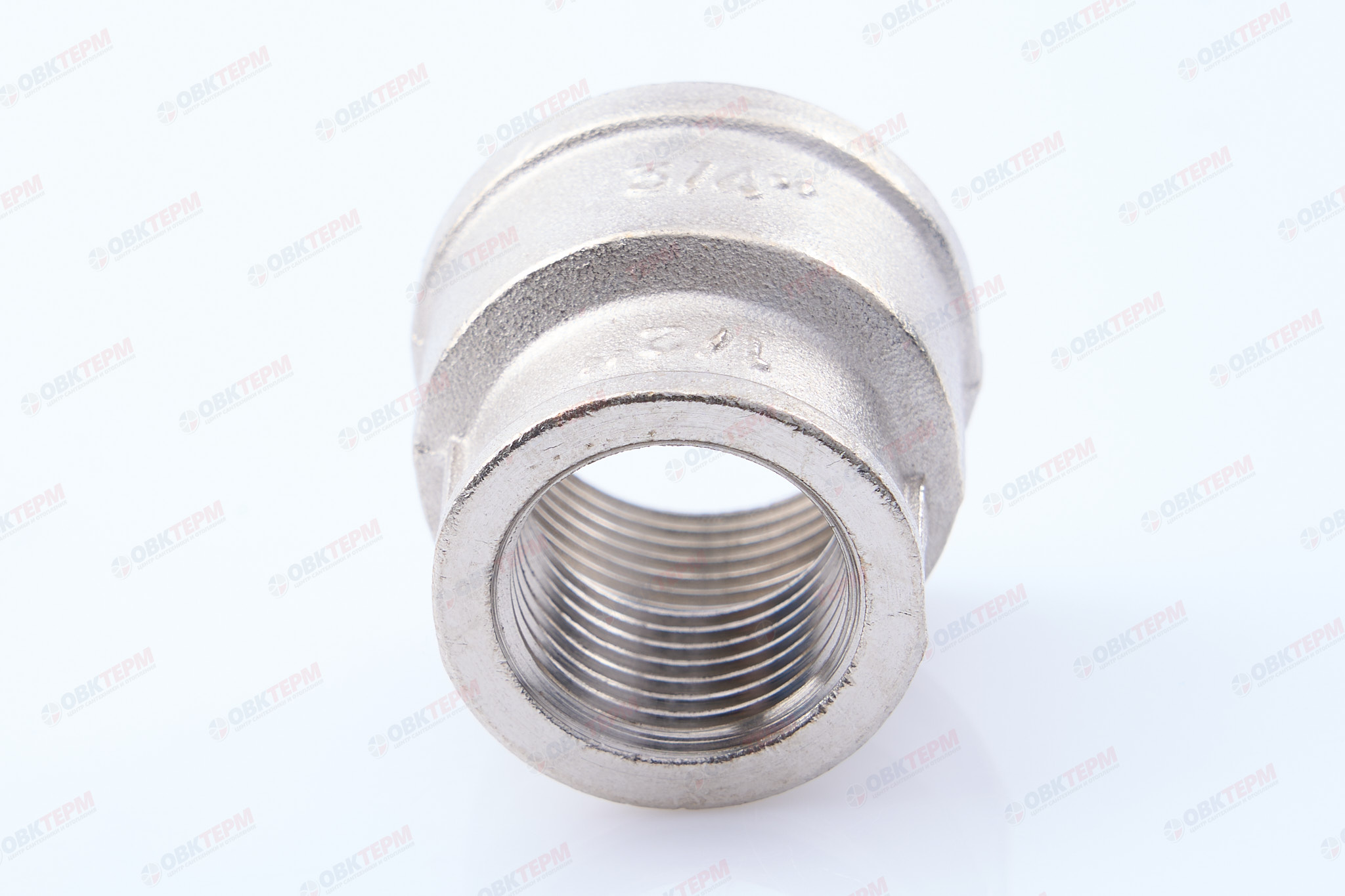 Муфта       3/4" * 1/2"  никель   Valtec   (120ящ/10шт) - миниатюра №8