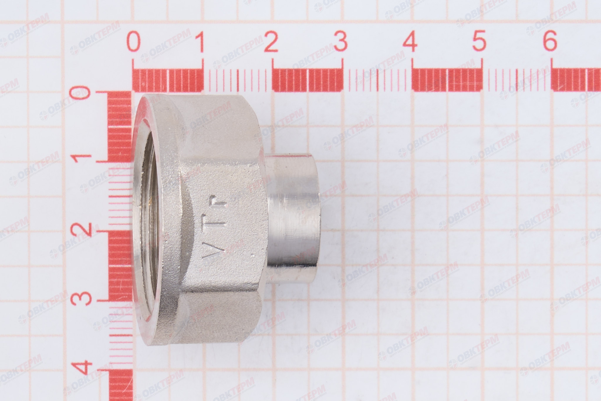 Муфта       3/4" * 1/4"  никель   Valtec    (10уп/200ящ) - миниатюра №10
