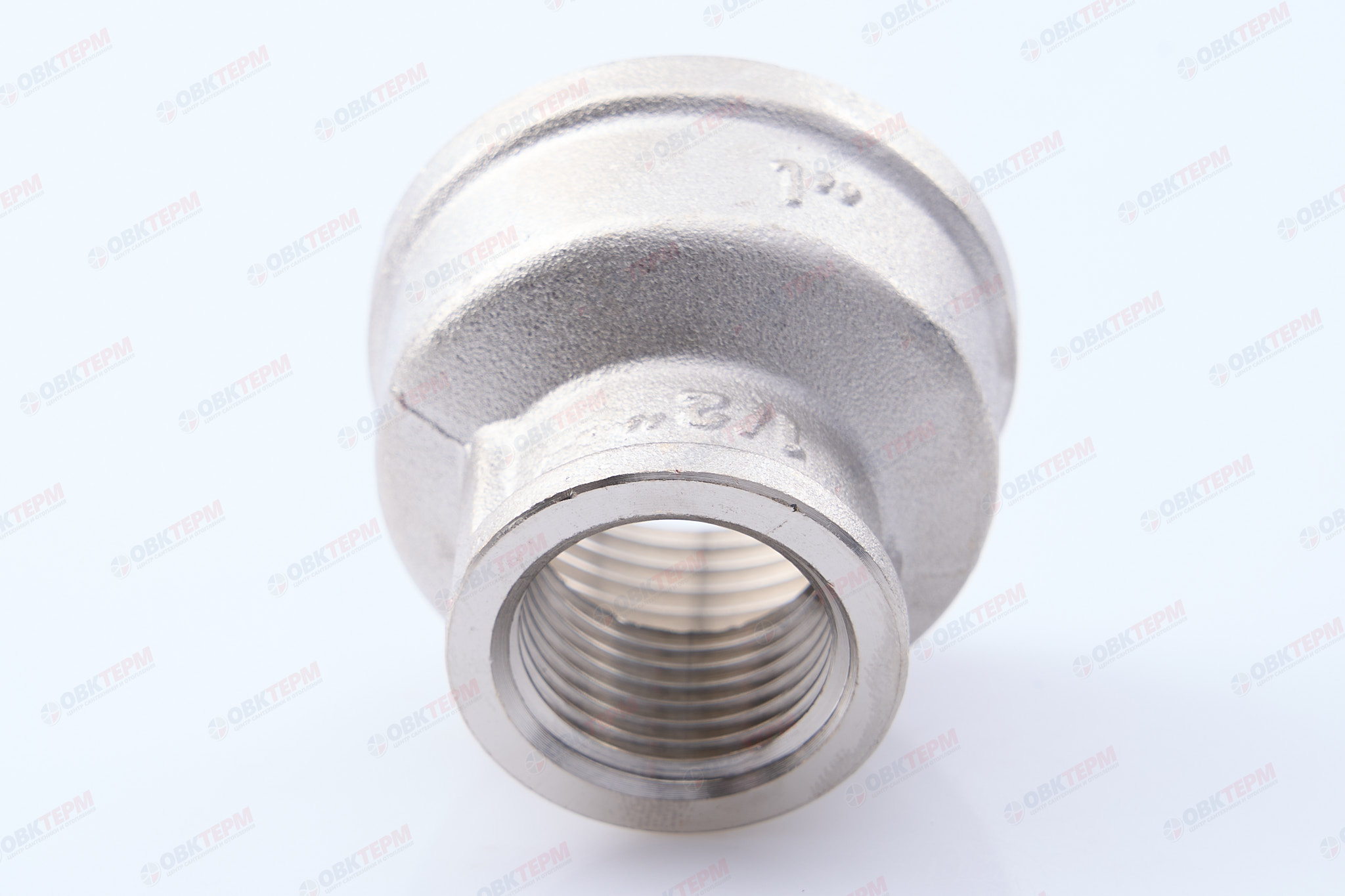 Муфта      1" в - 1/2"в  никель   Valtec   (100ящ/10шт) - миниатюра №7