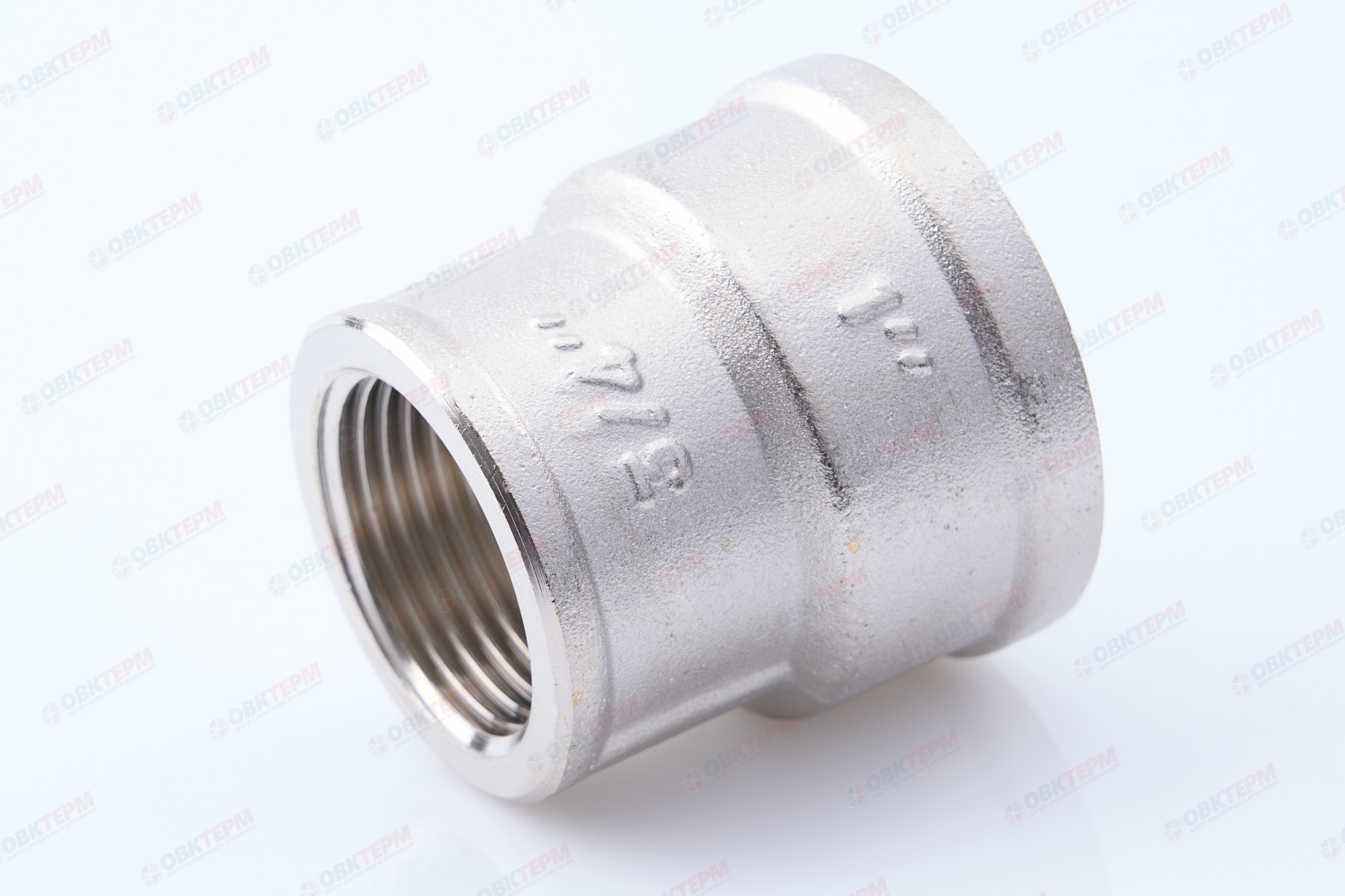 Муфта      1" в - 3/4"в  никель   Valtec   (80ящ/10шт) - Изображение №1