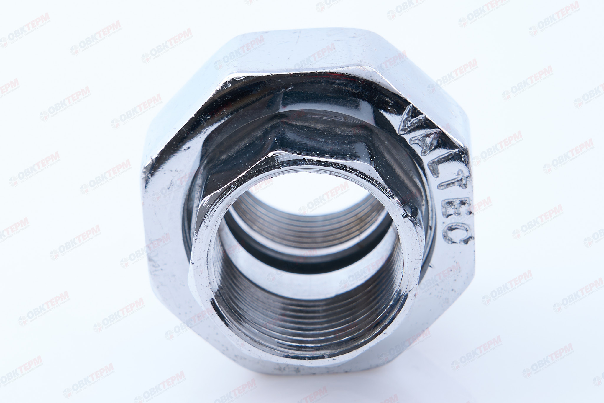 Американка    Valtec   3/4" хром  BB   прямая       (/5шт) - миниатюра №6