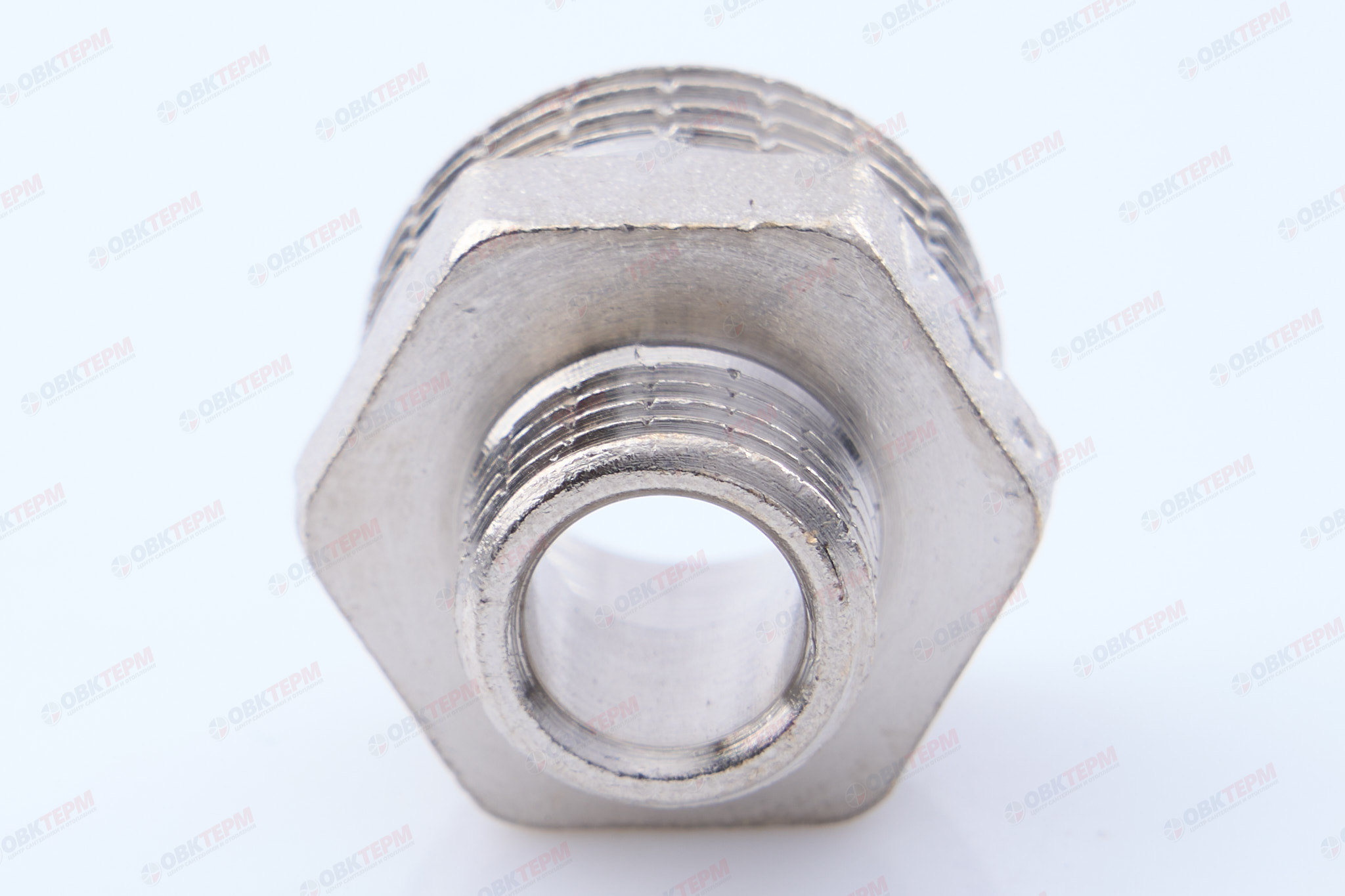 Ниппель      1/2" н  -  3/8" н  никель   (Valtec)   (400ящ/10шт) - миниатюра №9