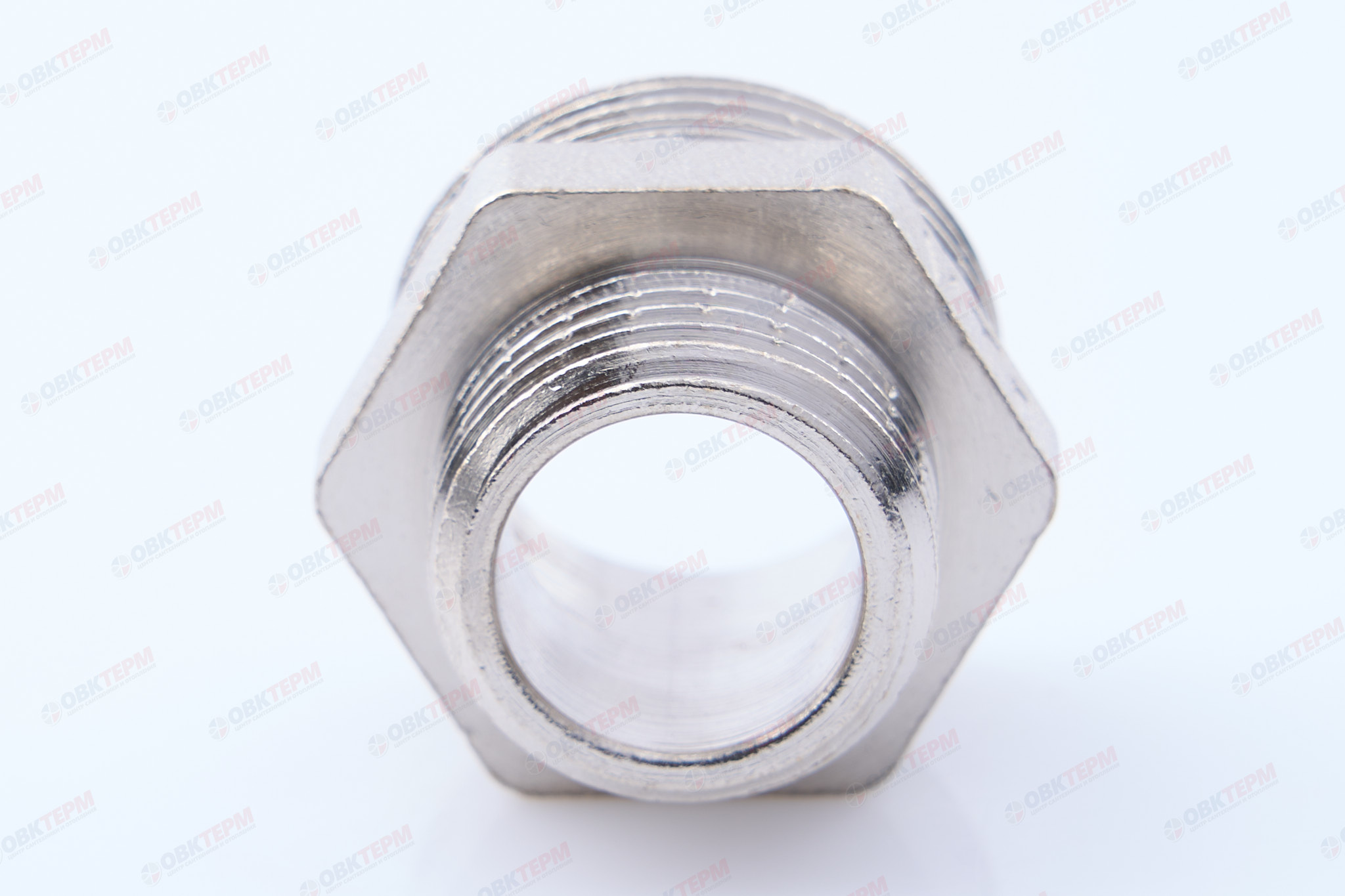Ниппель      3/4" н  -  1/2" н  никель   (Valtec)   (220ящ/10шт) - миниатюра №10