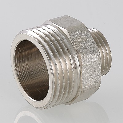 Ниппель      3/4" н  -  1/2" н  никель   (Valtec)   (220ящ/10шт) - Изображение №2