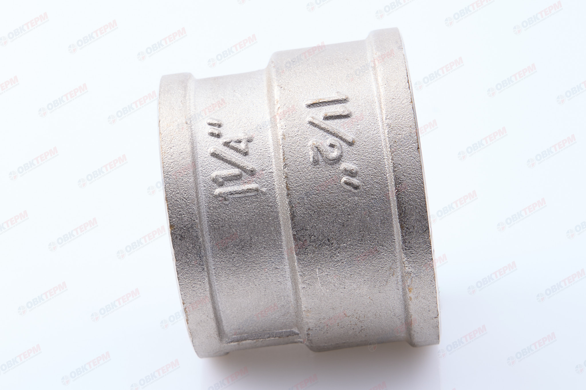 Ниппель   1 1/2" - 1 1/4"   никель  (Valtec) - миниатюра №8