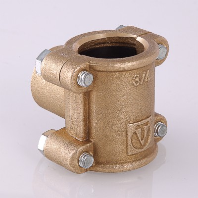 Врезка трубная    3/4" - 1/2 - 3/4 ввв  никель (Valtec) - Изображение №3