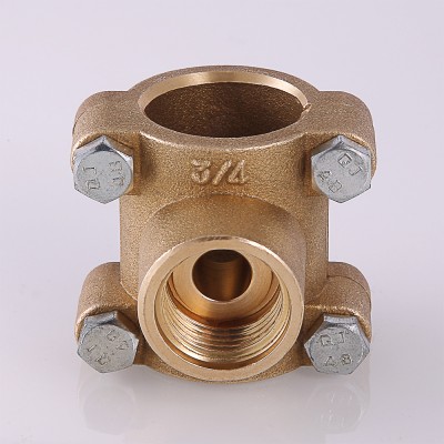 Врезка трубная    3/4" - 1/2 - 3/4 ввв  никель (Valtec) - Изображение №5