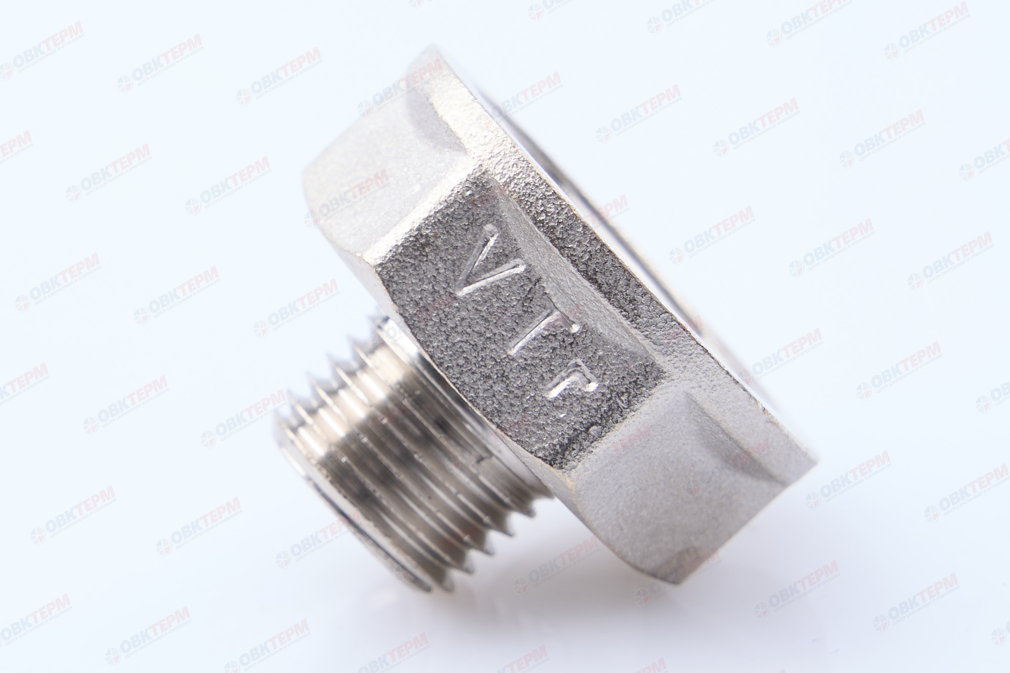 Переходник     1/2" в  -  1/4" н     никель     (Valtec)   (400ящ/10шт) - миниатюра №8