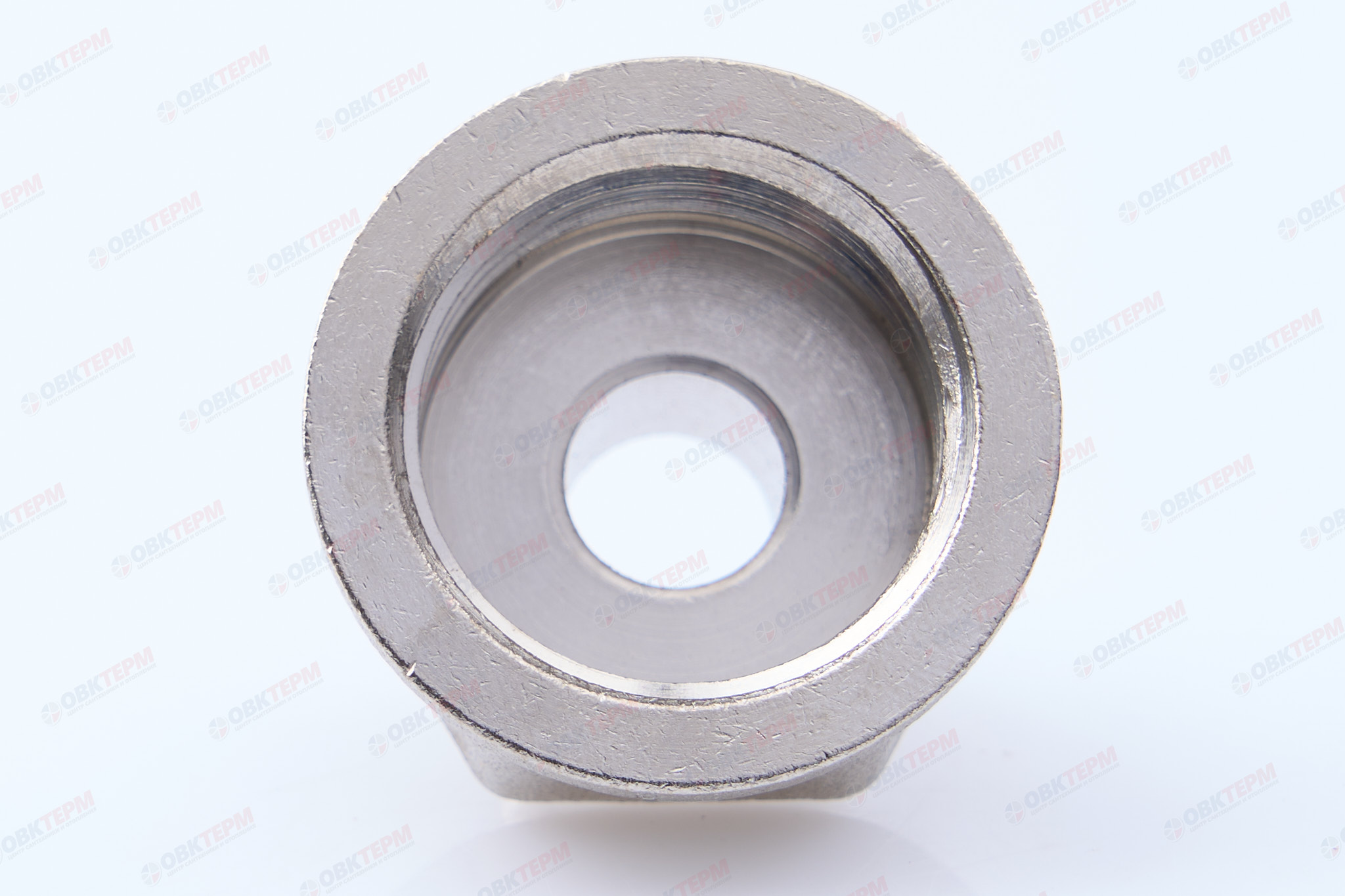 Переходник     1/2" в  -  1/4" н     никель     (Valtec)   (400ящ/10шт) - миниатюра №9