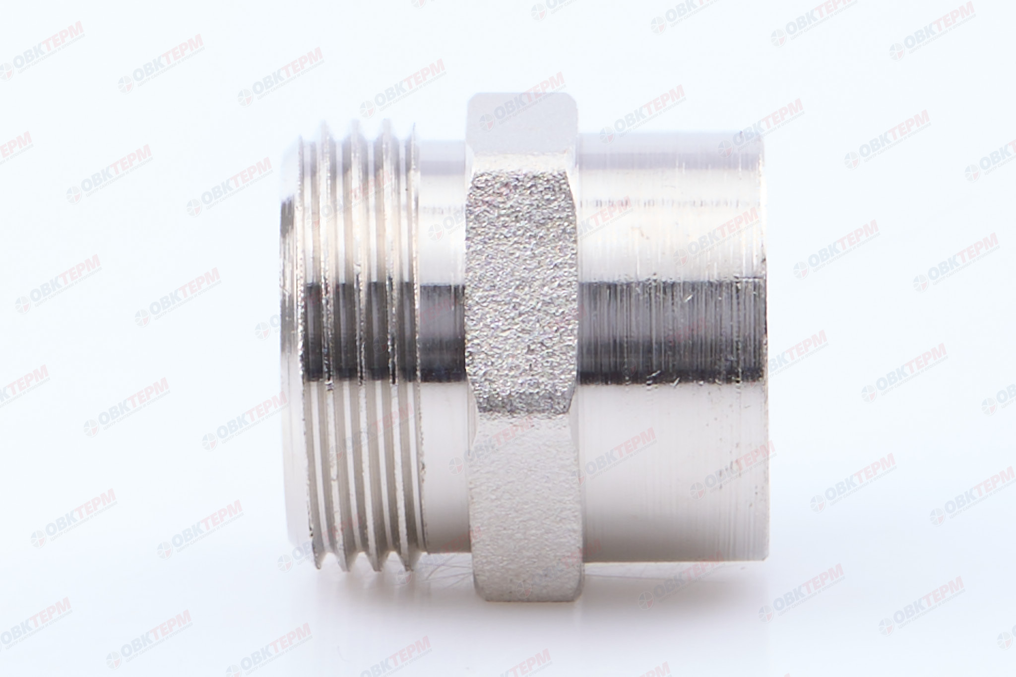 Переходник     1/2"В евроконус 3/4 нар.     никель     (Valtec)    (10уп/170ящ) - Изображение №3