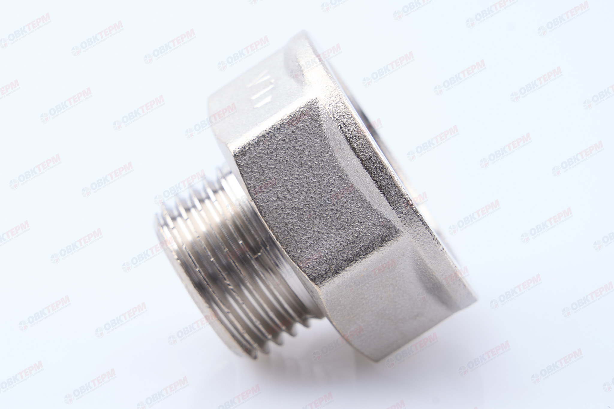 Переходник     3/4" в  -  1/2" н     никель     (Valtec)   (170ящ/10шт) - миниатюра №9
