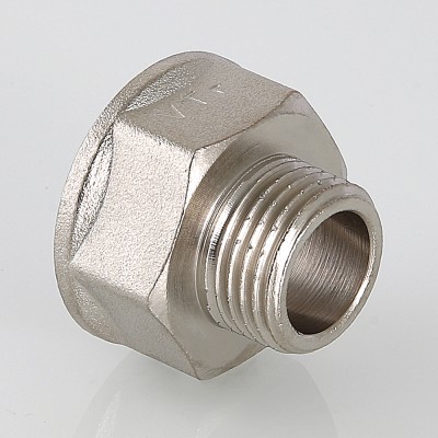 Переходник     3/4" в  -  1/2" н     никель     (Valtec)   (170ящ/10шт) - Изображение №5