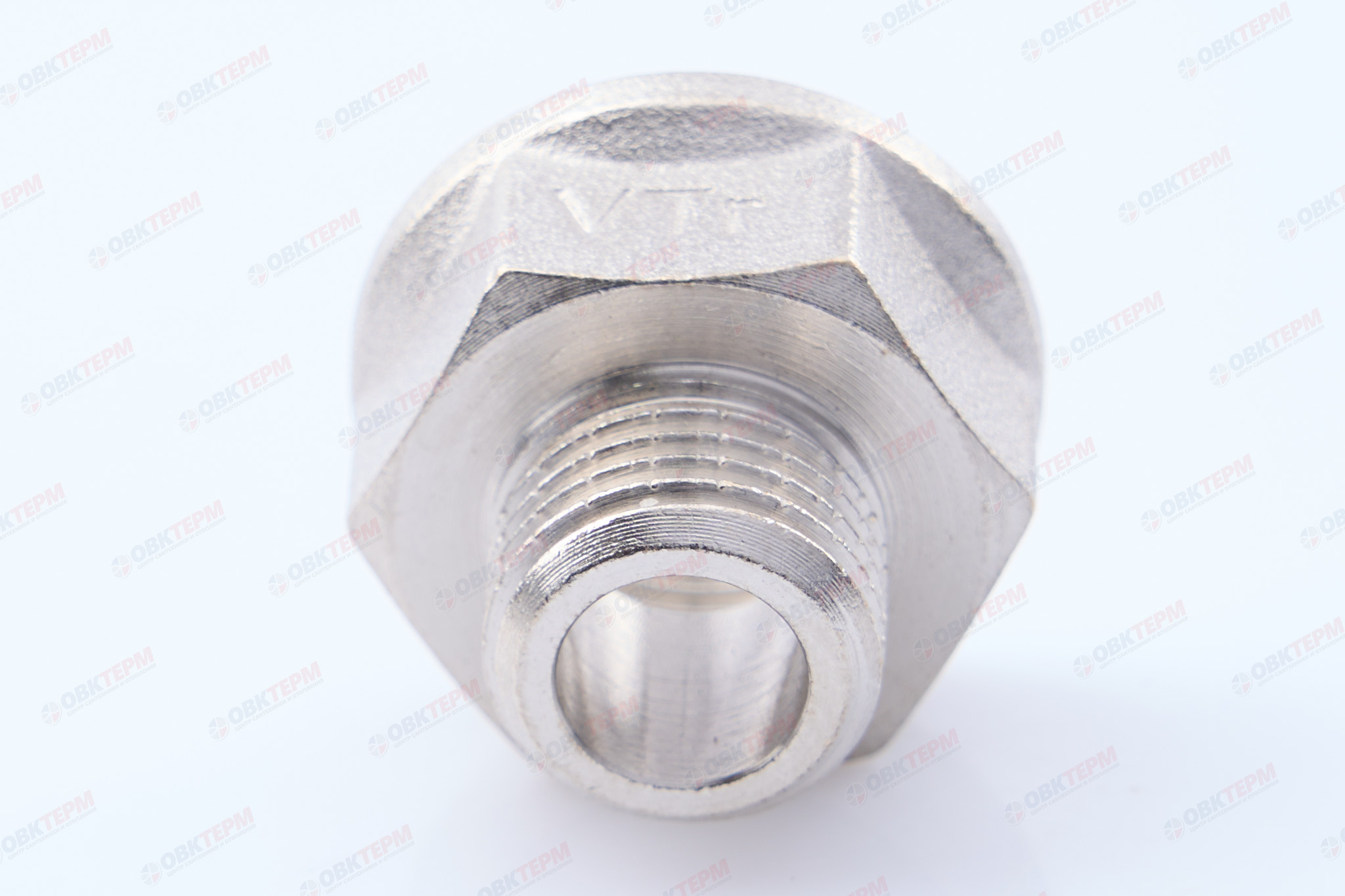 Переходник     3/8" в  -  1/4" н     никель     (Valtec)   (480ящ/10шт) - миниатюра №7