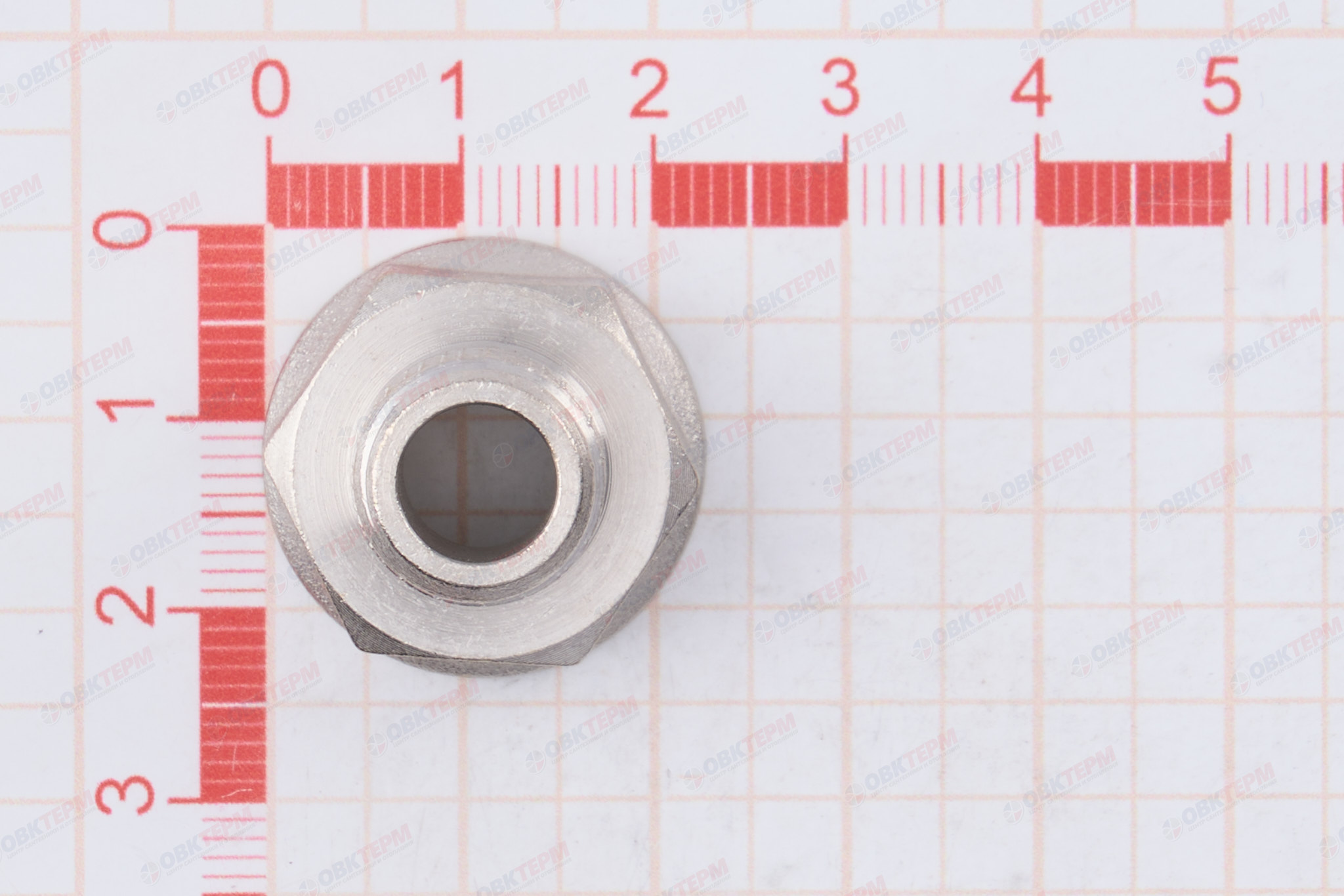 Переходник     3/8" в  -  1/4" н     никель     (Valtec)   (480ящ/10шт) - миниатюра №10