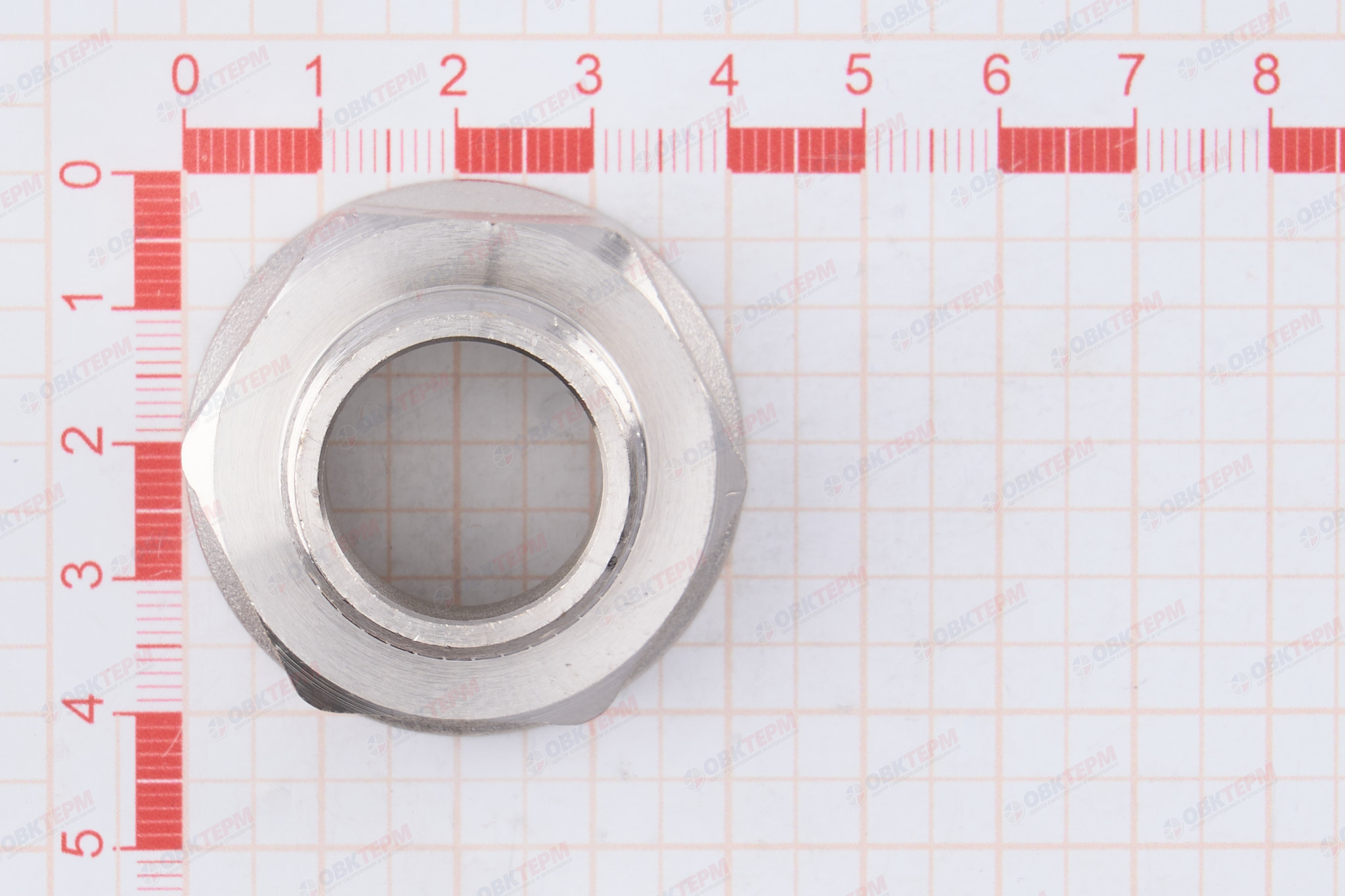 Переходник    1" в  -  3/4" н          никель  (Valtec)   (130ящ/10шт) - миниатюра №10