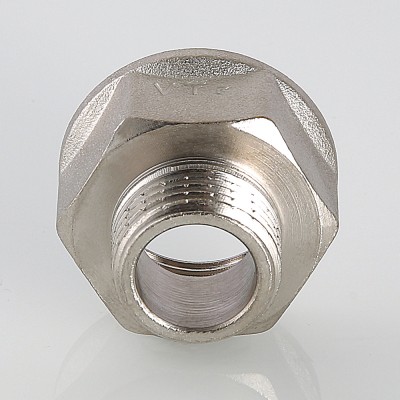Переходник   1 1/4" в  -   3/4" н     никель     (Valtec)   (/10шт) - Изображение №2
