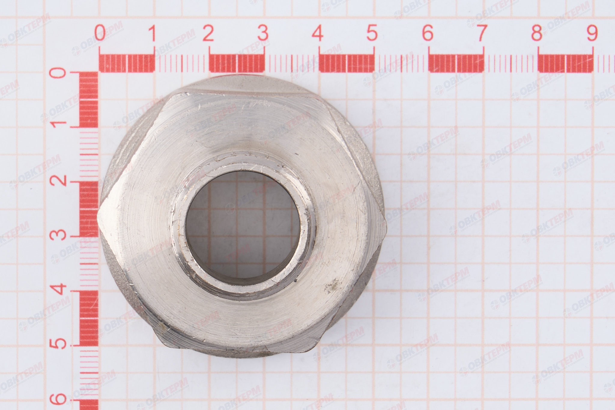 Переходник   1 1/4" в  -   3/4" н     никель     (Valtec)   (/10шт) - миниатюра №10