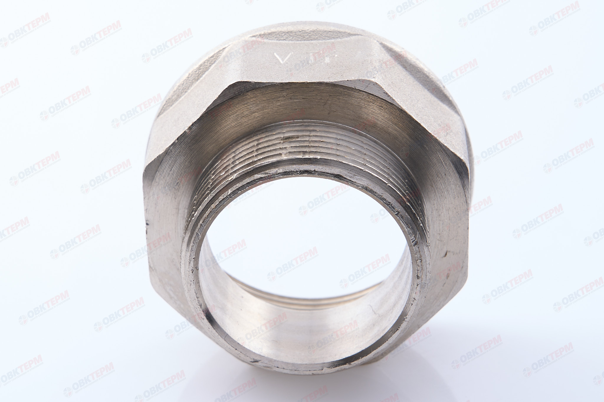 Переходник  2" в  -  1 1/2" н     никель     (Valtec) - миниатюра №7