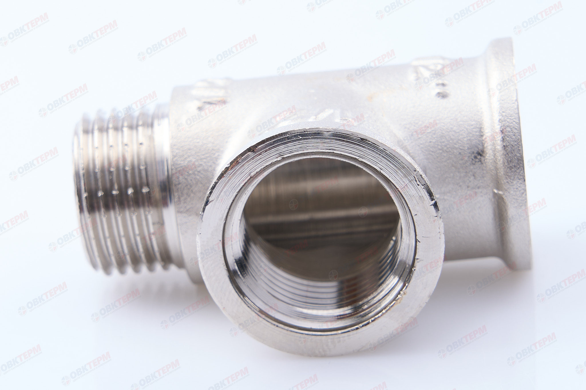 Тройник     1/2" ввн      никель   (Valtec)   (100ящ/10шт) - миниатюра №6