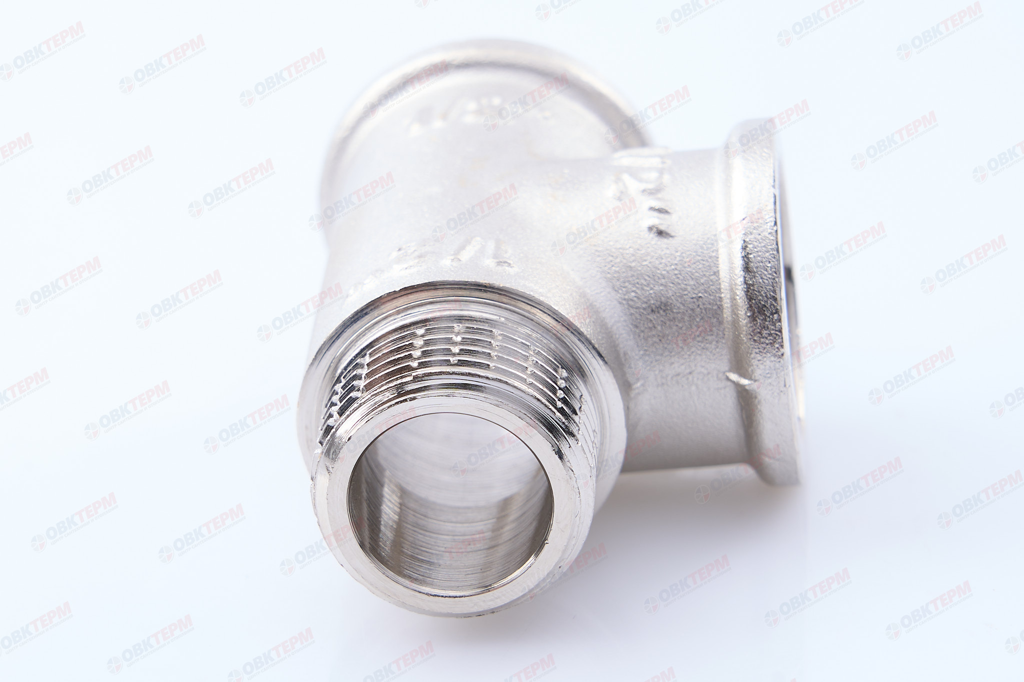 Тройник     1/2" ввн      никель   (Valtec)   (100ящ/10шт) - миниатюра №7