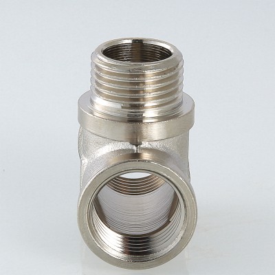 Тройник     1/2" внв      никель  (Valtec)   (100ящ/10шт) - Изображение №3