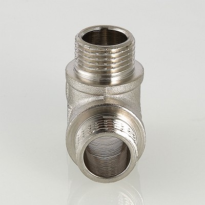 Тройник     1/2" внн      никель    (Valtec)   (80ящ/10шт) - Изображение №2