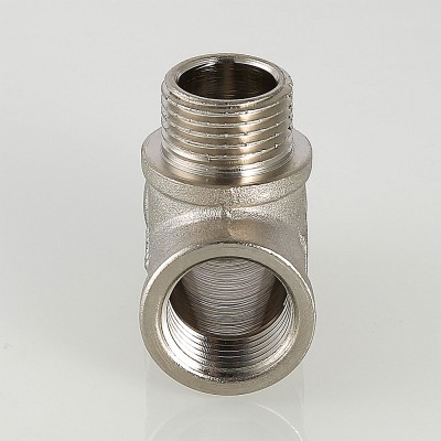 Тройник     1/2" внн      никель    (Valtec)   (80ящ/10шт) - Изображение №5