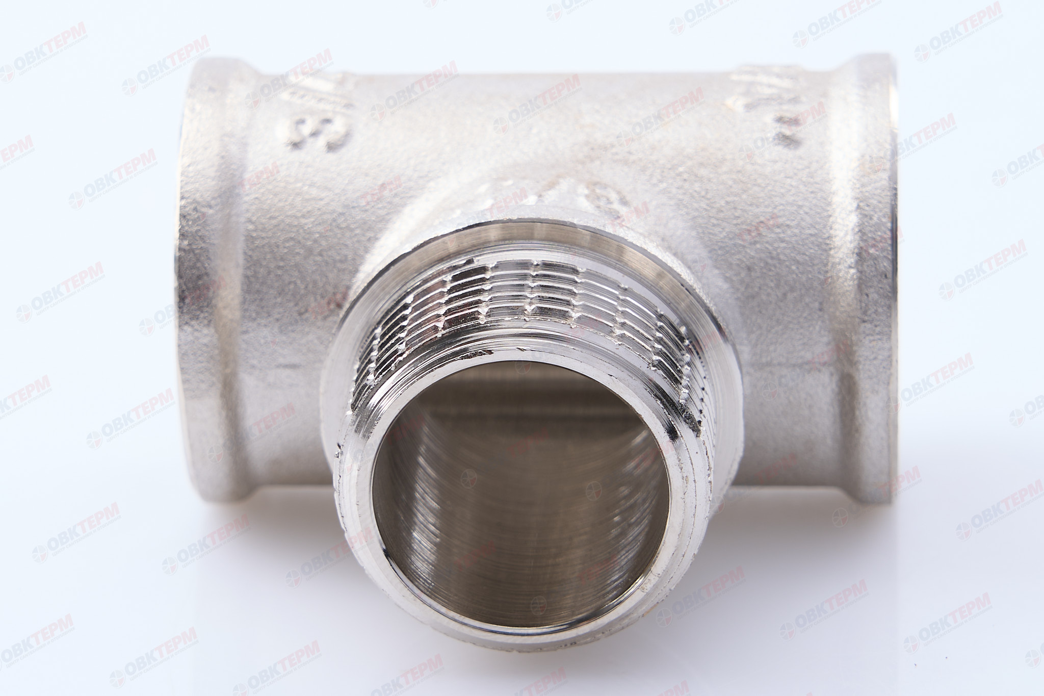 Тройник     3/4" внв      никель   (Valtec)   (50ящ/10шт) - миниатюра №6