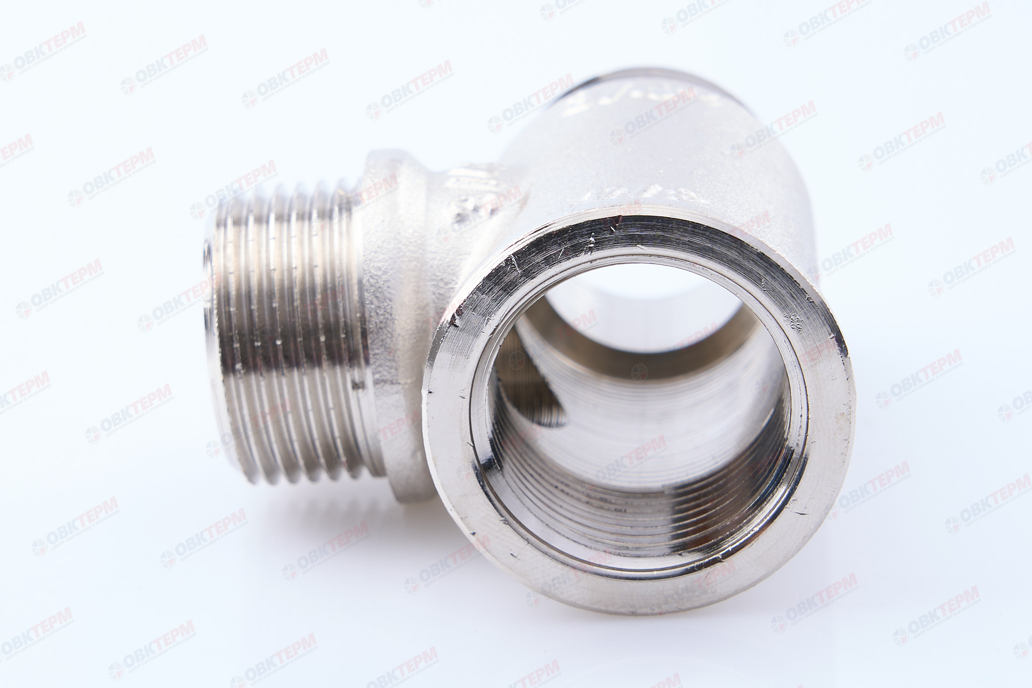 Тройник     3/4" внн      никель   (Valtec)     (10уп/50ящ) - миниатюра №7