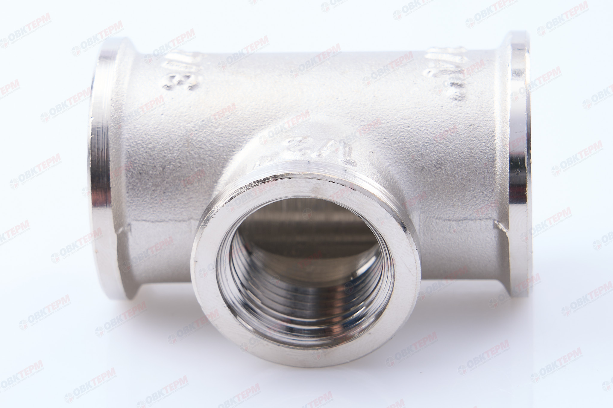 Тройник    3/4" - 1/2 - 3/4 ввв  никель (Valtec)   (10уп/50ящ) - Изображение №5