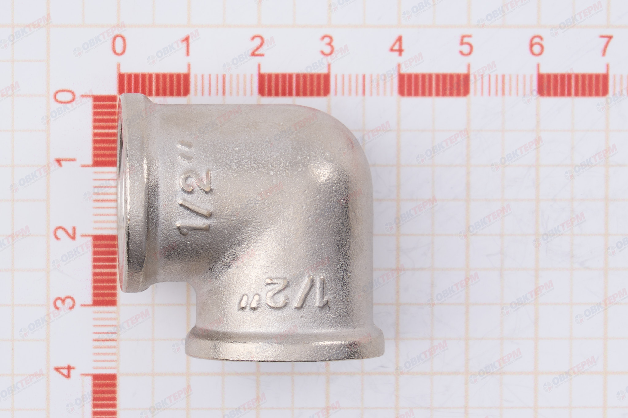 Угол     1/2" вв      никель (Valtec)   (120ящ/10шт) - миниатюра №7