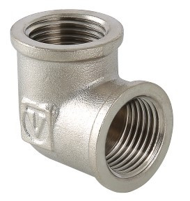 Угол    3/4" вв      никель (Valtec)   (70ящ/10шт) - Изображение №1