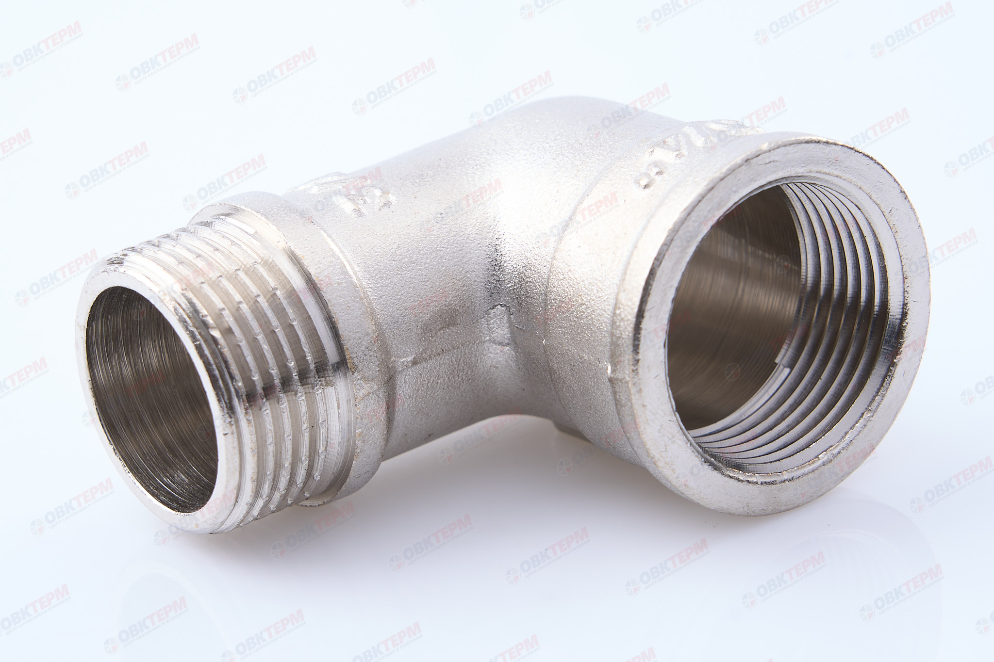 Угол    3/4" вн      никель (Valtec)   (60ящ/10шт) - Изображение №1