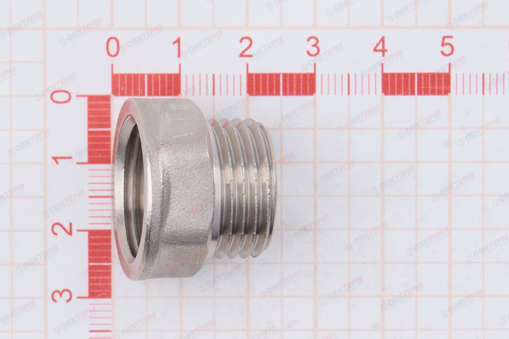 Удлинитель    1/2" вн *10 мм шестигранный      (Valtec)   (350ящ/10шт) - миниатюра №6