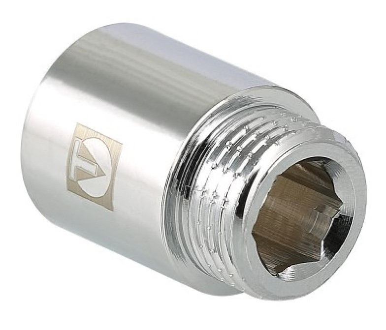Удлинитель    3/4" вн *40мм     хром (Valtec) - Изображение №1