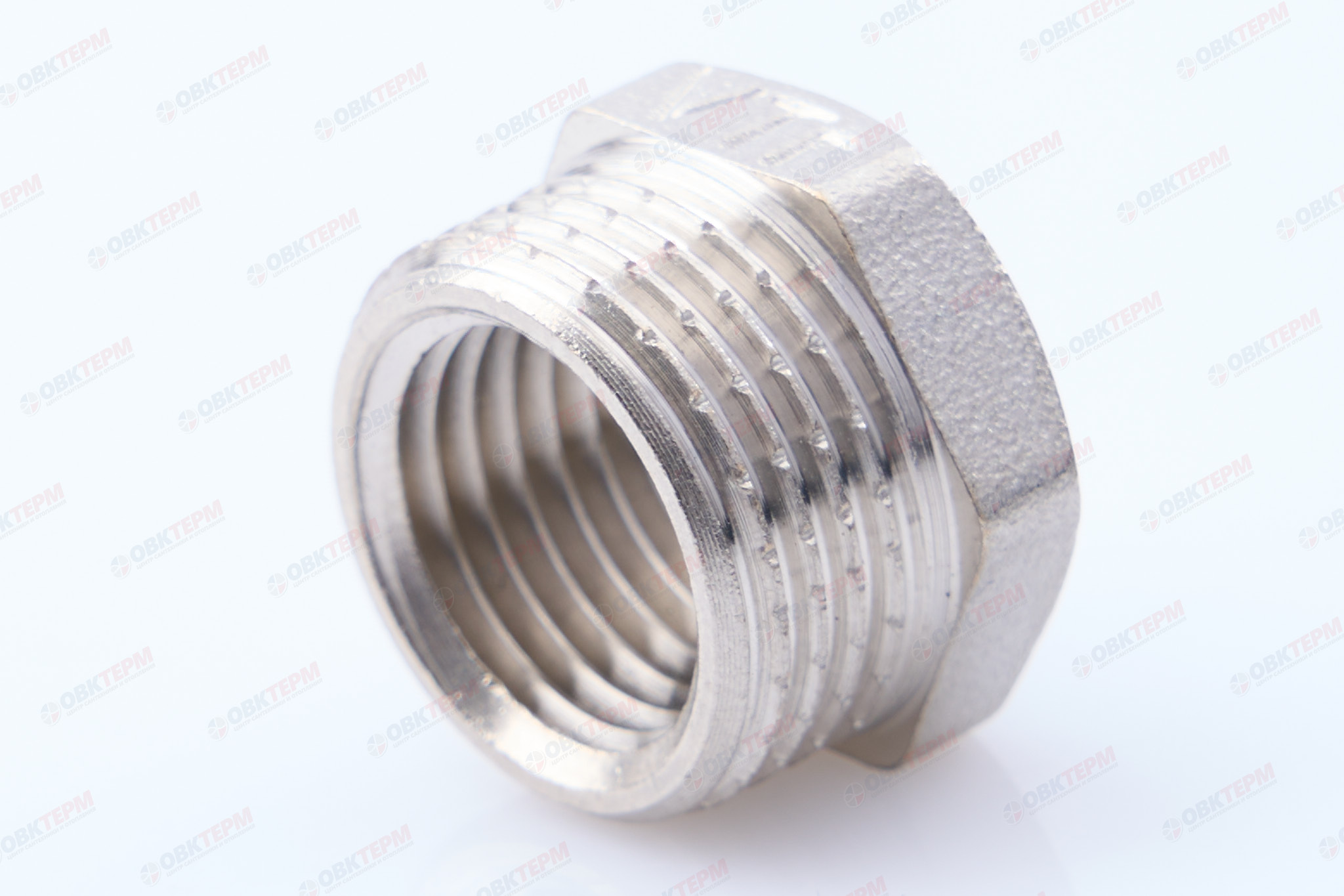 Футорка        3/8"н  -  1/4"в    никель   (Valtec)   (10уп/700ящ) - Изображение №1