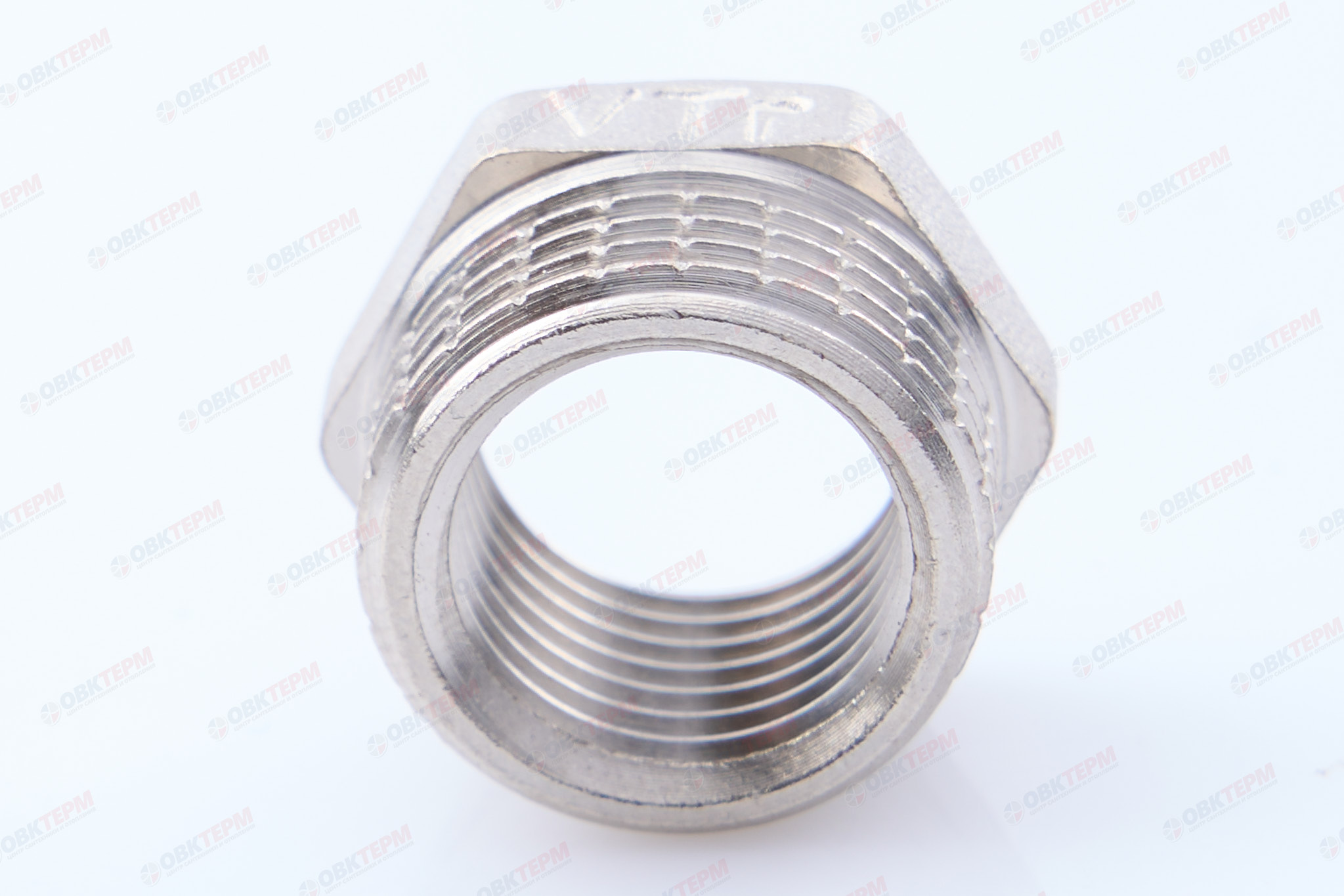 Футорка        3/8"н  -  1/4"в    никель   (Valtec)   (10уп/700ящ) - Изображение №3