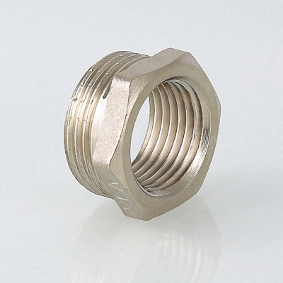 Футорка       1/2"н  -  1/4"в    никель   (Valtec)   (450ящ/10шт) - Изображение №3
