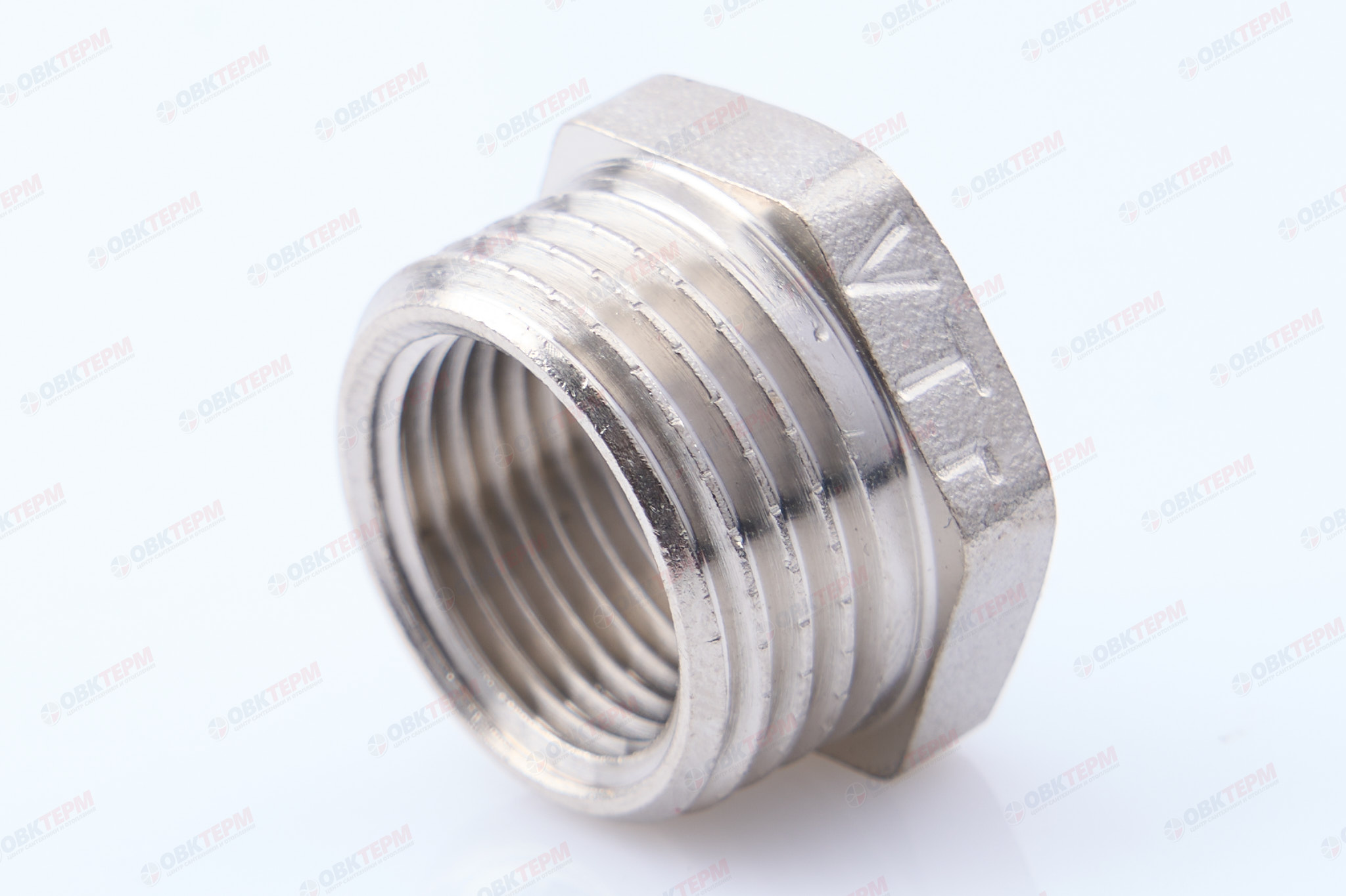 Футорка       1/2"н  -  3/8"в    никель   (Valtec)   (450ящ/10шт) - Изображение №1