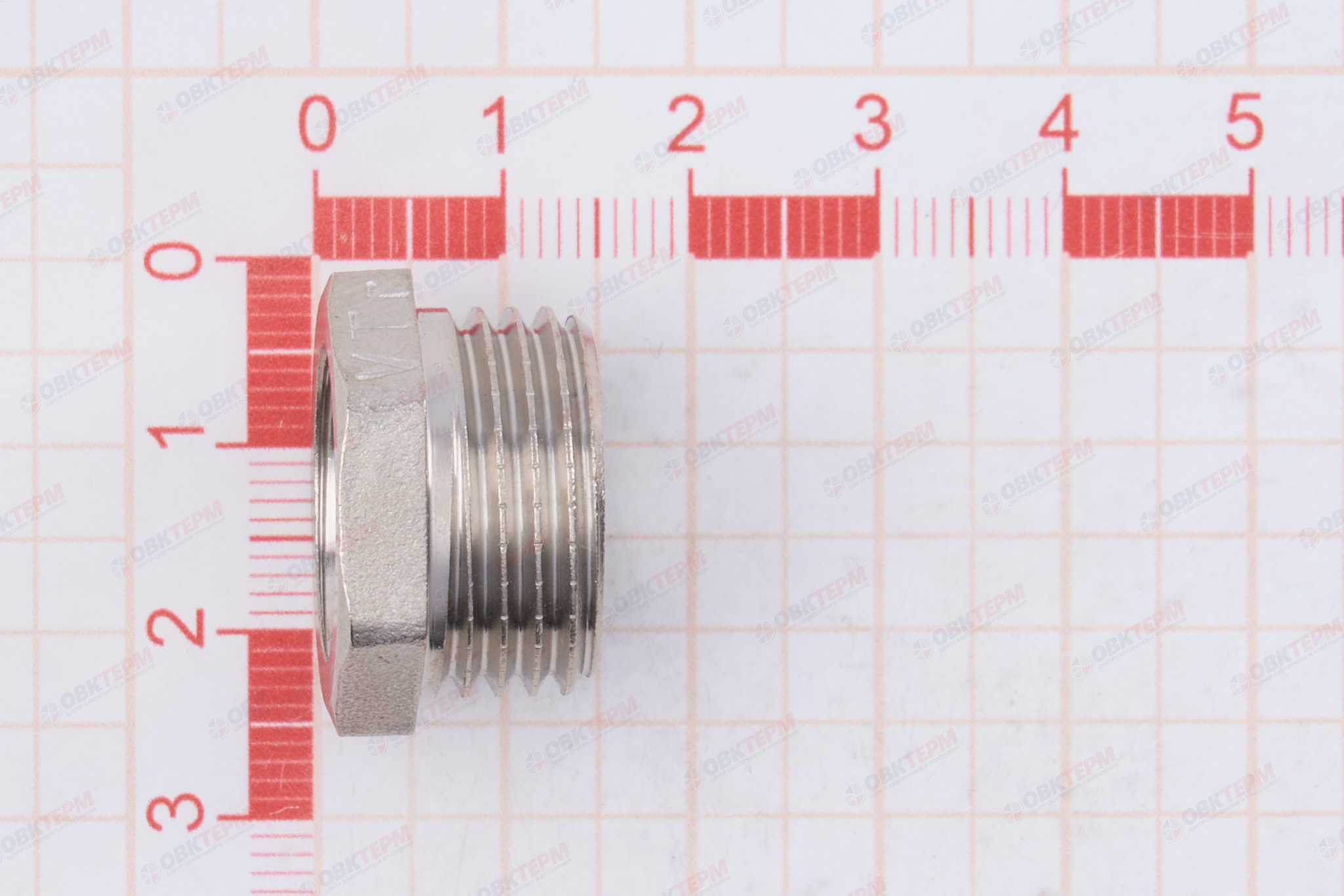 Футорка       1/2"н  -  3/8"в    никель   (Valtec)   (450ящ/10шт) - миниатюра №9