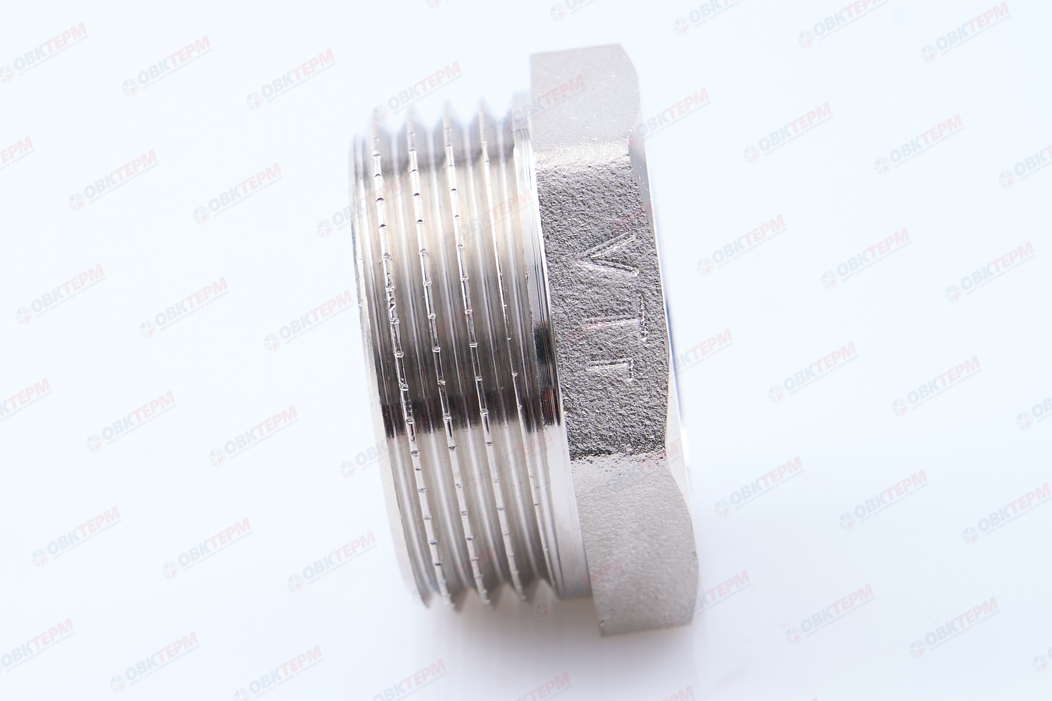 Футорка      1"н  -  1/2"в         никель   (Valtec)   (180ящ/10шт) - миниатюра №7