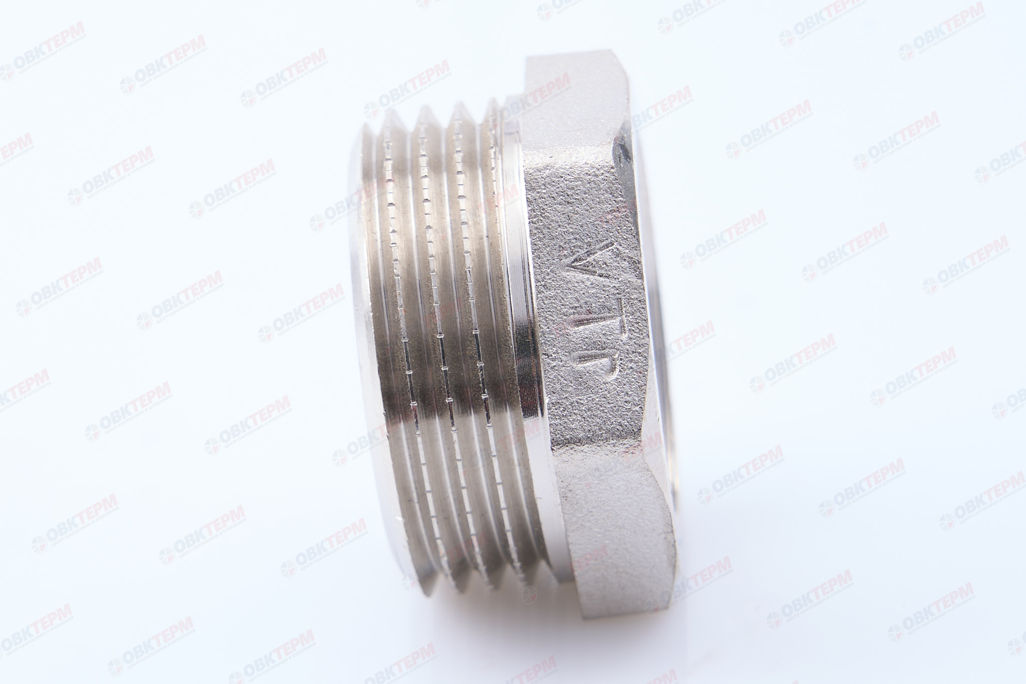 Футорка      1"н  -  3/4"в         никель   (Valtec)   (180ящ/10шт) - миниатюра №6