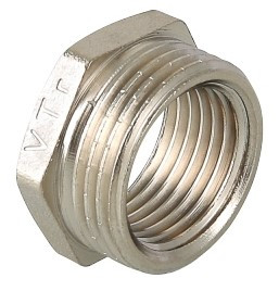 Футорка     1 1/4"н  -  1"в         никель   (Valtec)   (80ящ/10шт) - Изображение №1