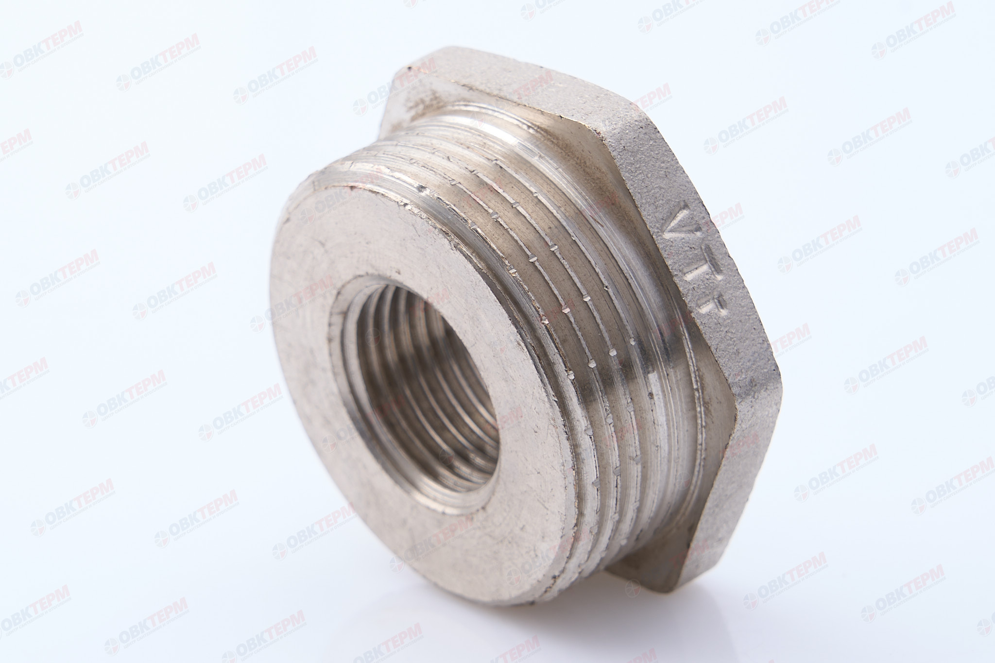 Футорка     1 1/4"н  -   1/2"в         никель   (Valtec) - Изображение №1