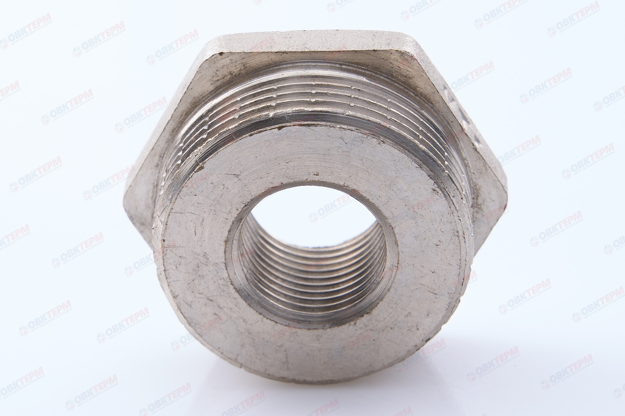 Футорка     1 1/4"н  -   1/2"в         никель   (Valtec) - миниатюра №6