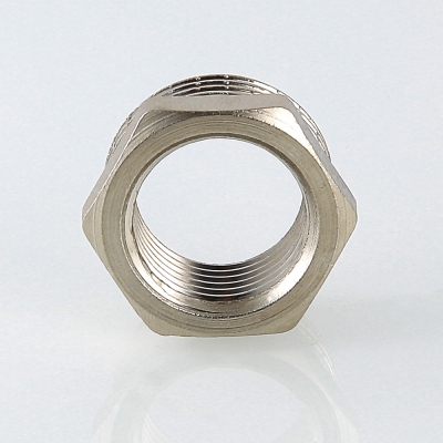 Футорка    1 1/2"н  -    1/2"в         никель   (Valtec) - Изображение №2