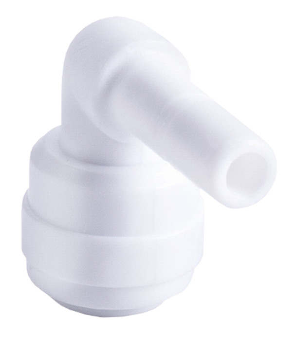 Барьер   Фитинг переходник угловой QF 1/4"-трубка 1/4"  (1 шт) - Изображение №1