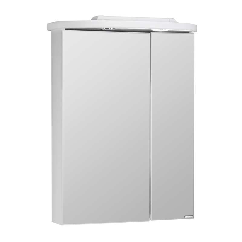 Зеркальный шкаф Aquaton  65 "Норма" белый - изображение №1