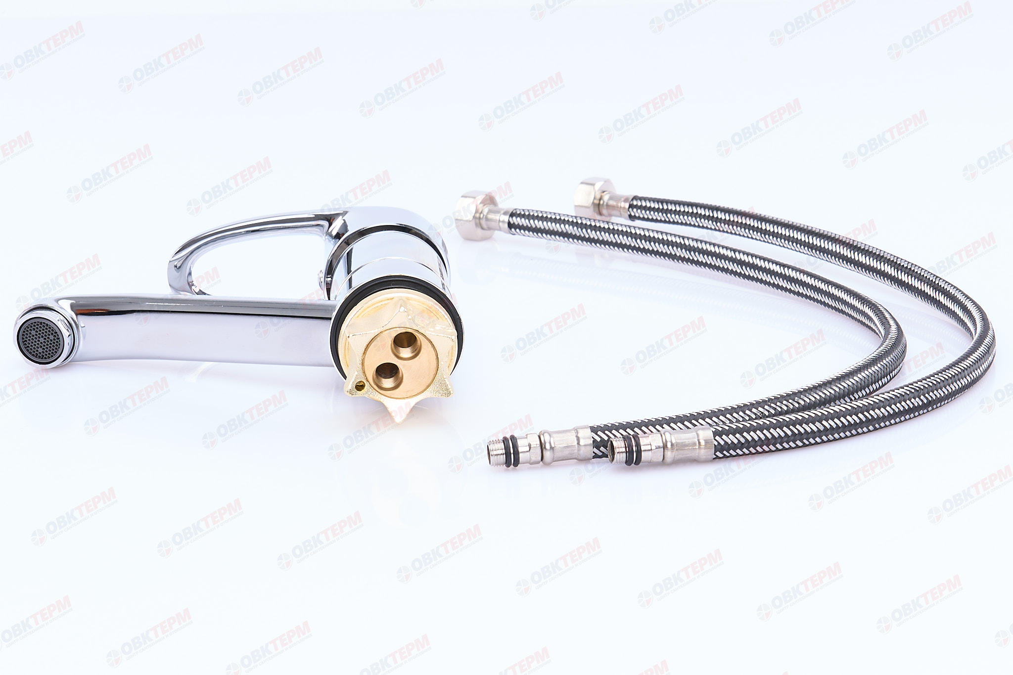 Смеситель д/кухни ZERIX PED-B 180 Ø40 на ГАЙКЕ   (10 шт/ящ) - миниатюра №4